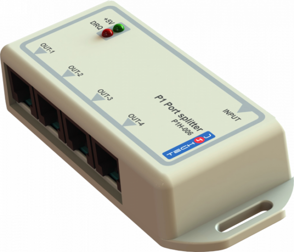Tech4U - P1 poort splitter (4 poorten)